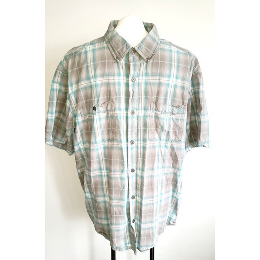 Wolverine Button Down Short Sleeve Shirt Size‎ XL - RN#119414